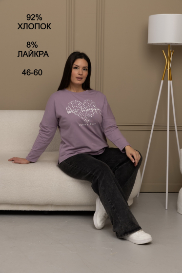 Футболка М-338 розовый Вереск, швейное производство